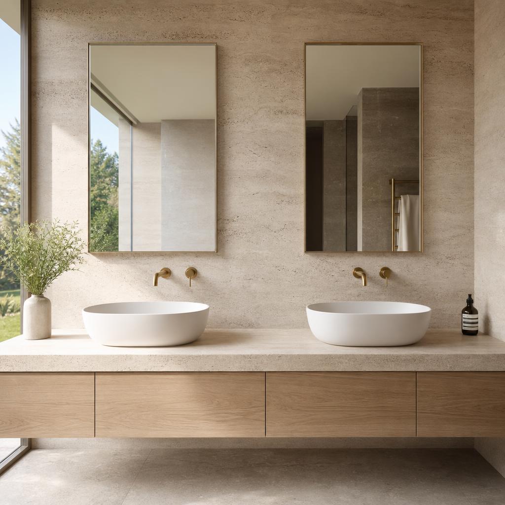 Twin Vanity Ensuite — Brighton